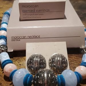 Avon necklace and earrings